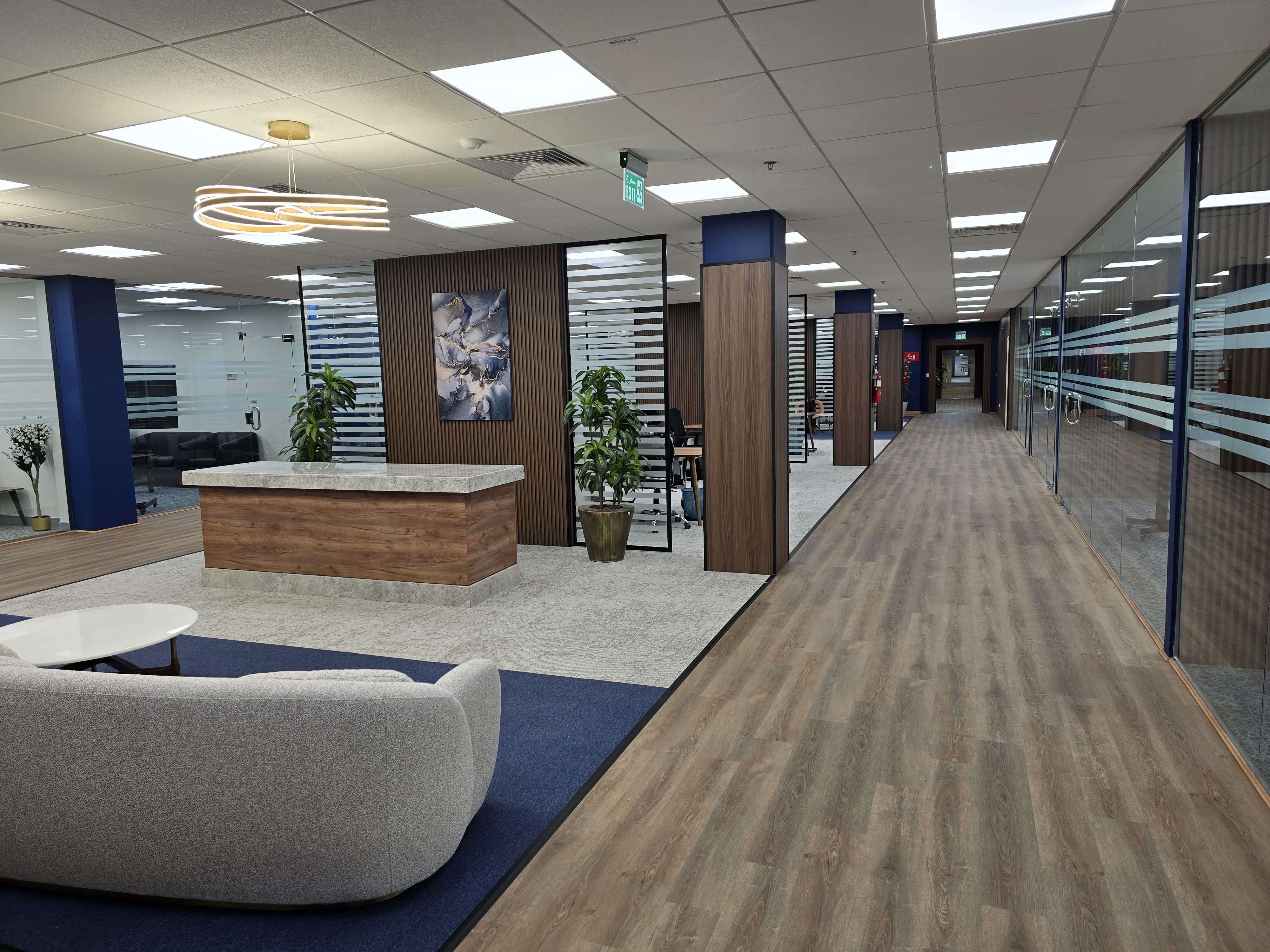 Renovation and remodeling of C-Suite Department and Main Lobby